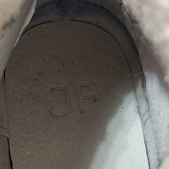 JustFab Illona Combat Boot Womens 7.5 White Faux Fir Lining Lace-Up Y2K Military - Picture 13 of 13